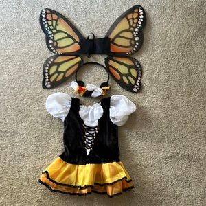 Toddler Monarch Butterfly Costume